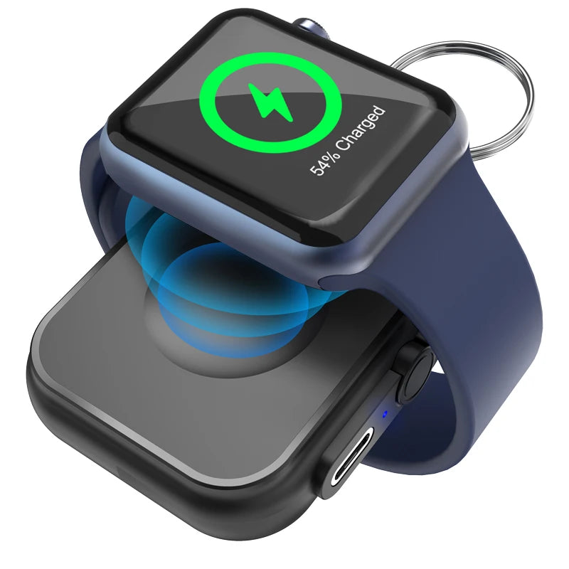Fast Magnetic Wireless Charger for Apple Watch – Portable Power Bank