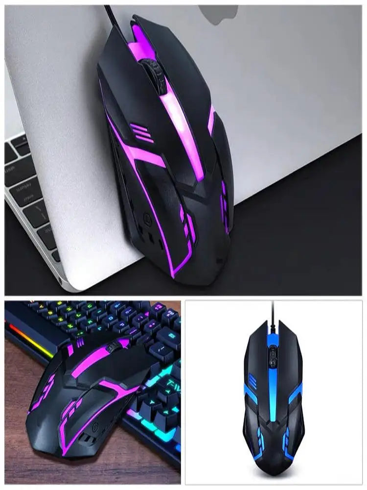 2025 ITLY M01 Sports Gaming Mouse – USB Wired with LED Luminous Backlit