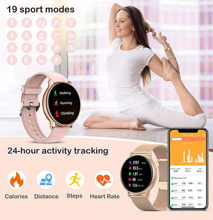 MEVADEN Y22 Smartwatch – Bluetooth Call, Custom Dial, Fitness & Heart Rate Tracker