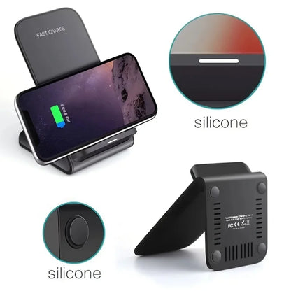 40W Wireless Charging Stand – Ultra Fast Charger for Samsung, iPhone & Xiaomi