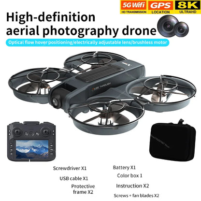 X226 Brushless Drone – Dual HD Camera, VR Control, Obstacle Avoidance, Optical Flow Hover
