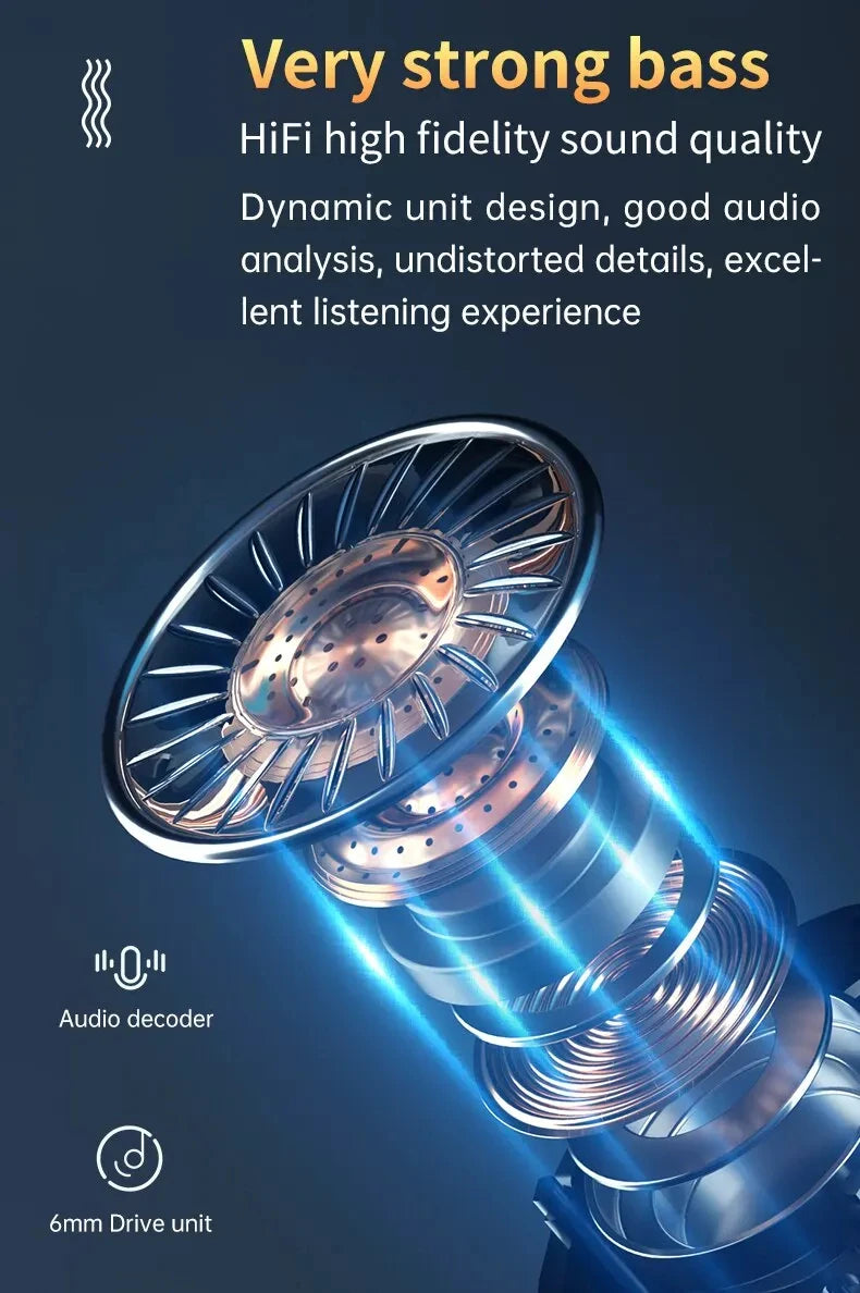 M19 TWS Wireless Earbuds – Noise-Cancelling, Touch Control & Power Bank Case