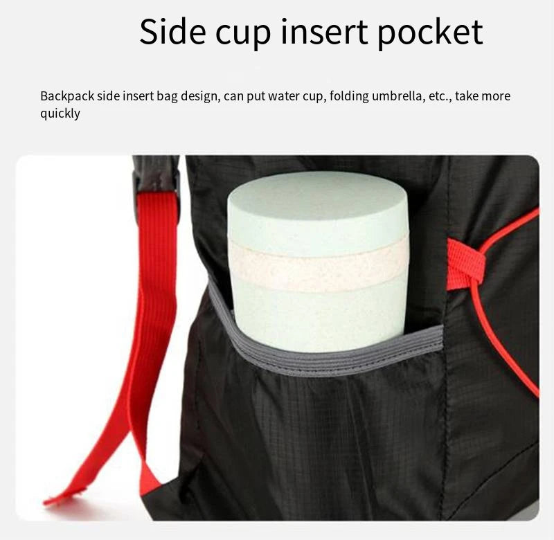 Lightweight Waterproof Folding Backpack – Outdoor Travel, Hiking & Camping Bag
