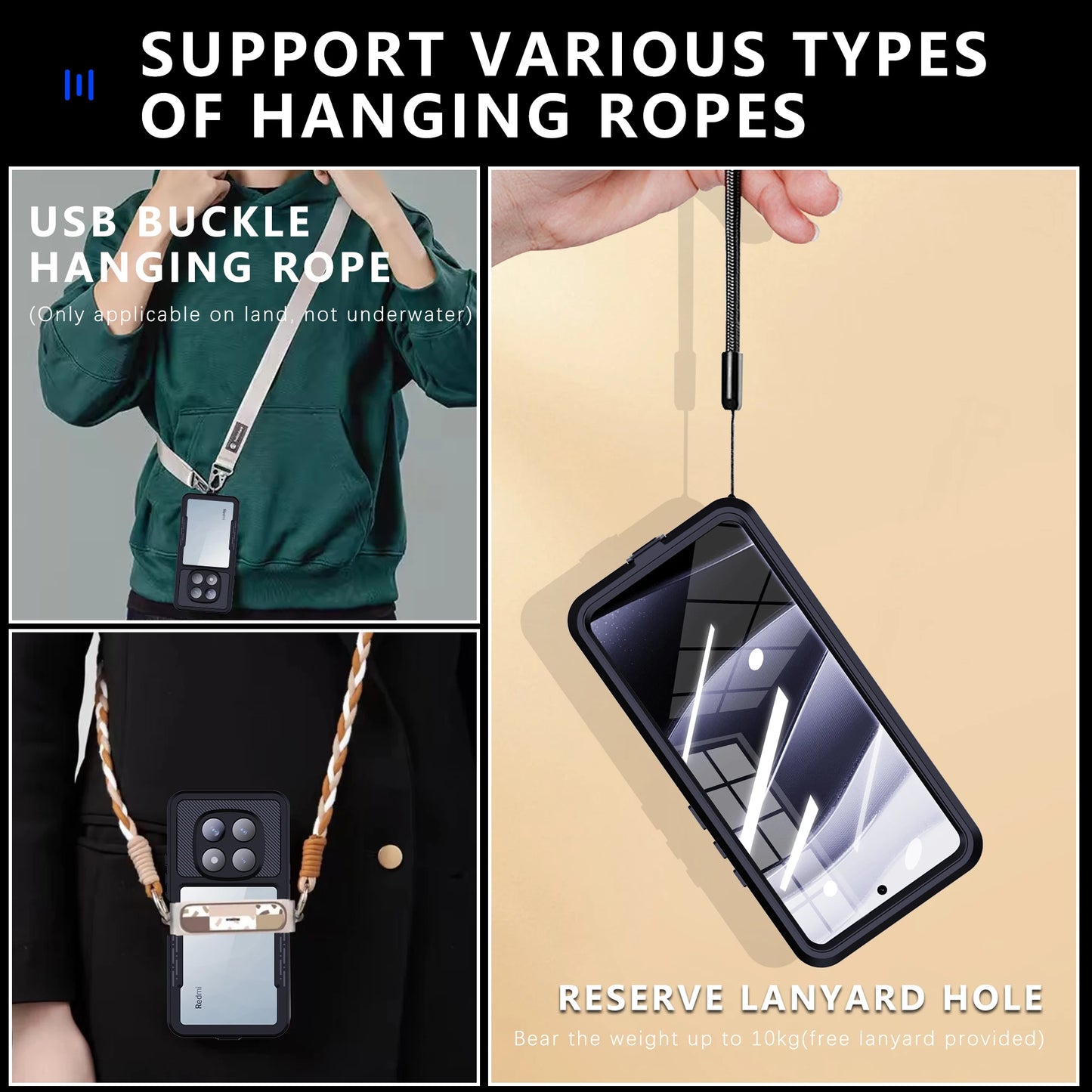 Shellbox Diving Case for Redmi Note 14 Pro 5G – Waterproof & Shockproof Underwater Cover