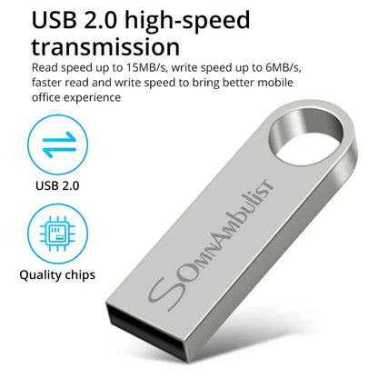 SomnAmbulist USB Flash Drive – 4GB to 128GB High-Speed USB 2.0 for PC & Mobile