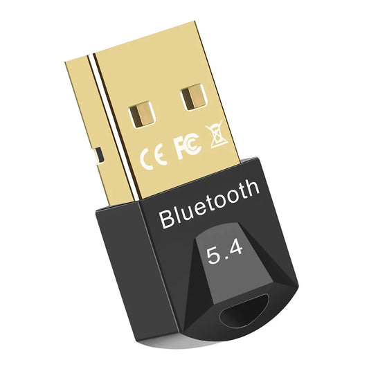 USB Bluetooth 5.4 Adapter for PC – Dongle Receiver for Speaker, Mouse, Keyboard & Audio