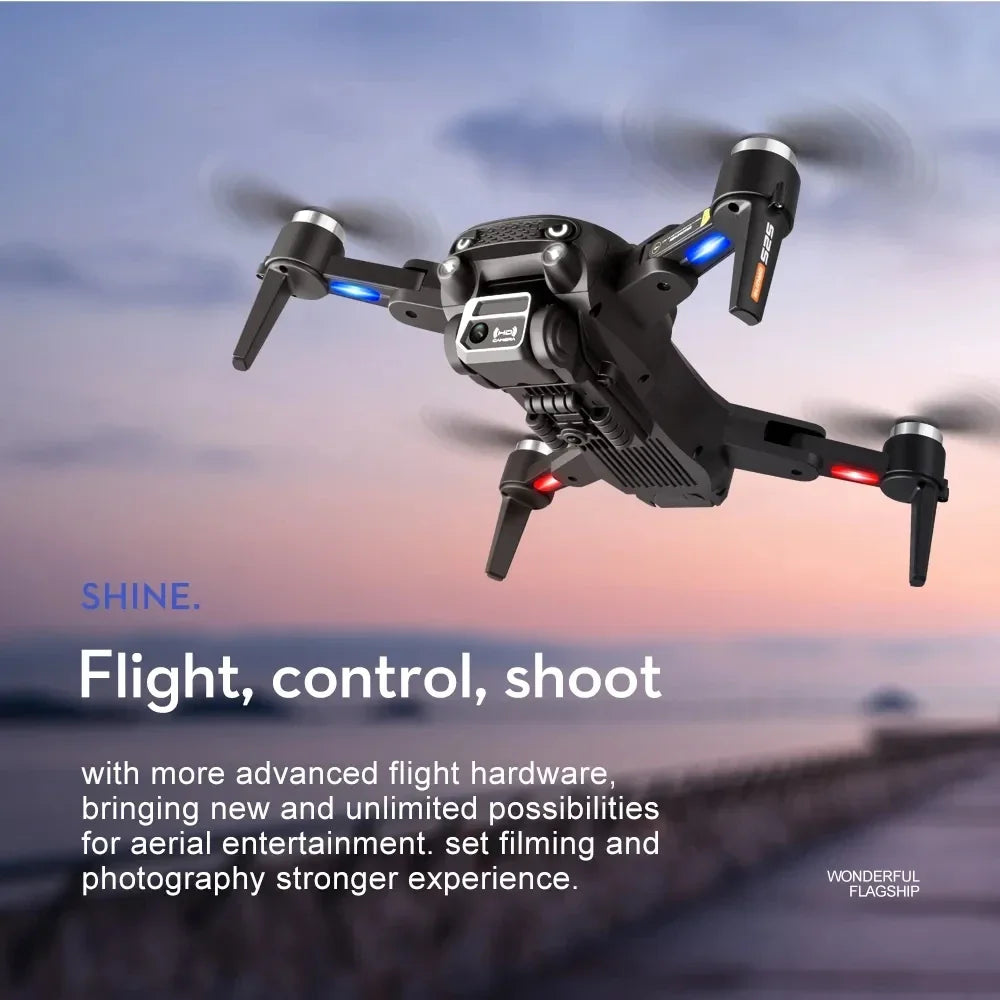 S2S Mini Drone 4K/8K – Foldable RC Quadcopter with Obstacle Avoidance & HD Camera