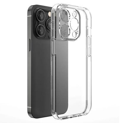 Slim Transparent Silicone Case for iPhone 7/8/SE/11/12/13/14/15/16 Series