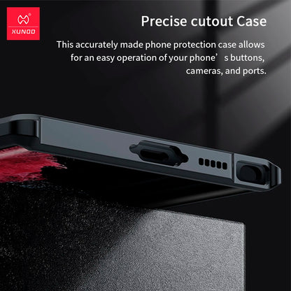 Xundd Shockproof Clear Case – Airbag Protection for Samsung S21 to S25 Series