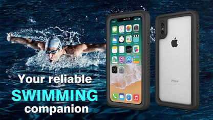 FS IP68 Waterproof Case – Clear Diving Phone Cover for iPhone 7 to 16 Series