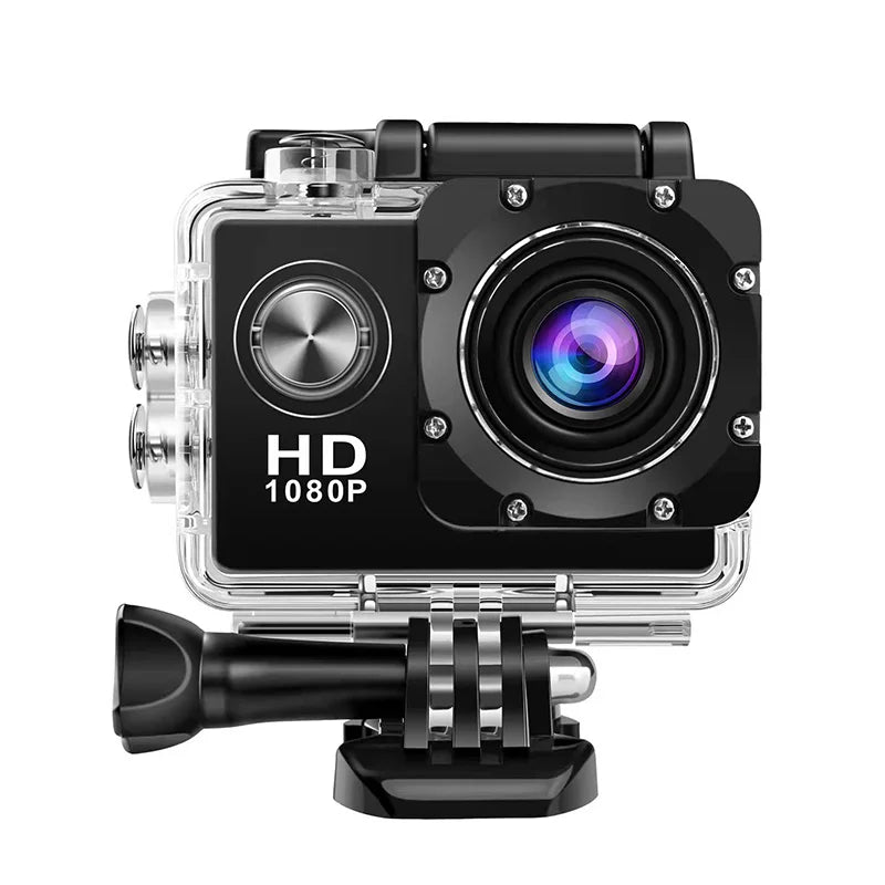 4K Ultra HD Action Camera – Waterproof with 2.0” Screen for Helmet & Outdoor Sports