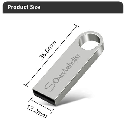 SomnAmbulist USB Flash Drive – 4GB to 128GB High-Speed USB 2.0 for PC & Mobile