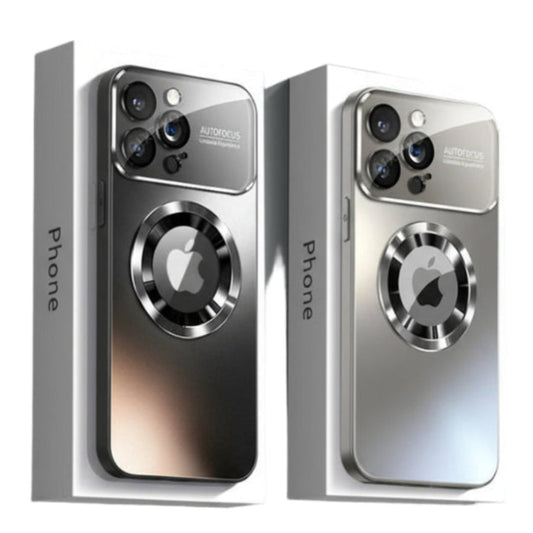 Premium Luxury Magnetic Glass Cover for iPhone 11–17 Series