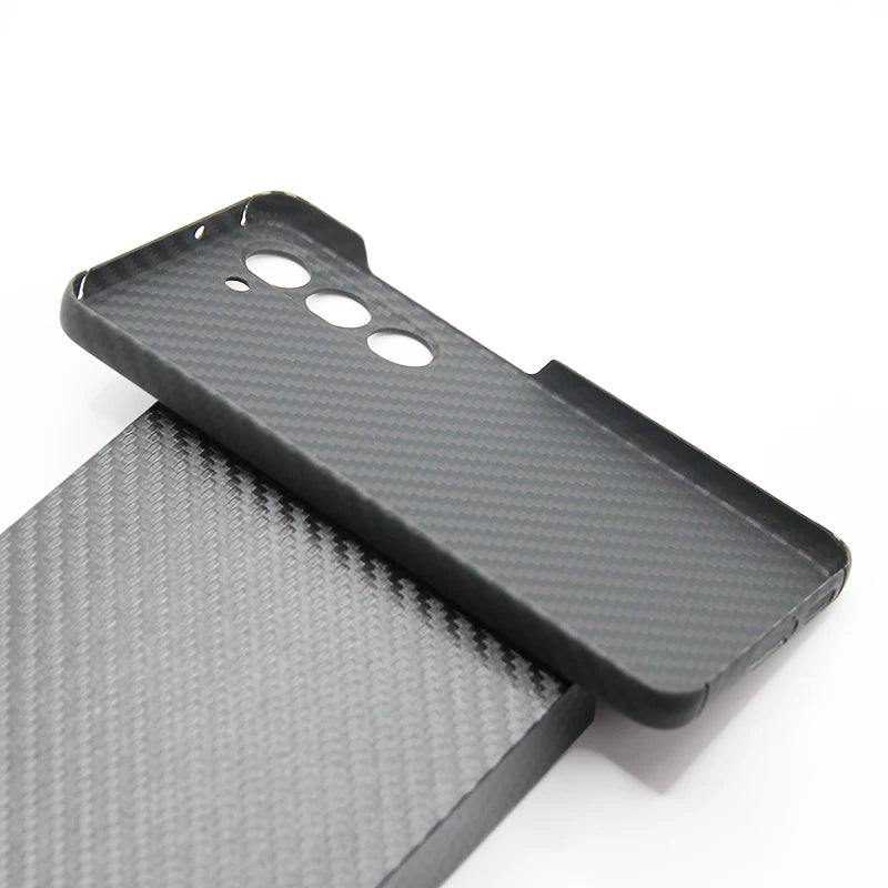 ZXKE Carbon Fiber Magnetic Case – Aramid Shell for Galaxy S23/S24/S25 Ultra, MagSafe & Car Mount Compatible
