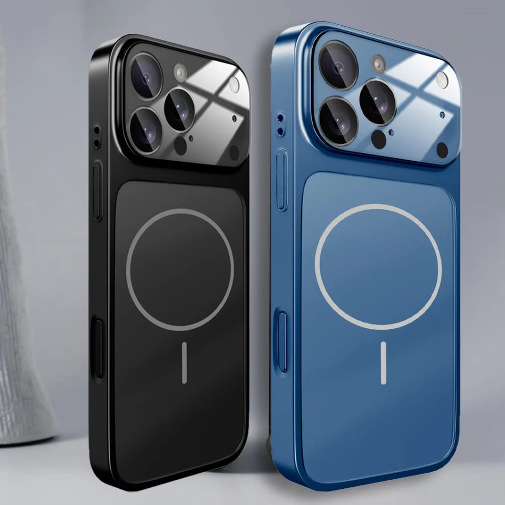 Original Glass Nano Matte Case For iPhone 17, 17 Air, 17 Pro Max, 17 Pro Magnetic For Magsafe Wireless Charging Armor Funda