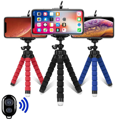 Mobile Phone Tripod Stand – Flexible Octopus Monopod for Cameras & Smartphones