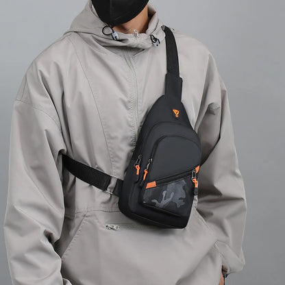 Men’s Chest Bag – Large Capacity Crossbody Shoulder Bag for Sports & Daily Use