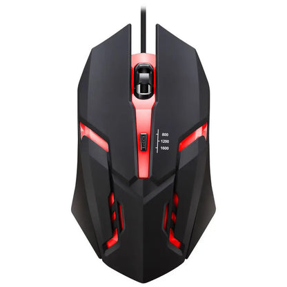 2025 ITLY M01 Sports Gaming Mouse – USB Wired with LED Luminous Backlit