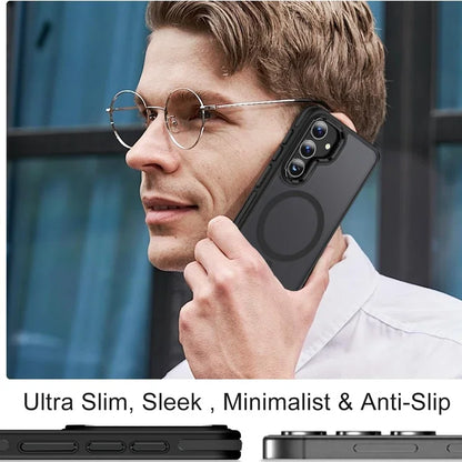 UYUXIO Magnetic Kickstand Case – Holder Cover for Samsung S25/S24/S23 Ultra/Plus/FE