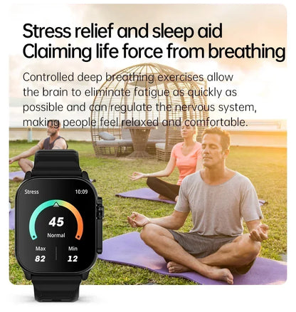 Smartwatch T900 U2 49mm – Bluetooth Call, NFC, GPS, Music, Games, Wireless Charging