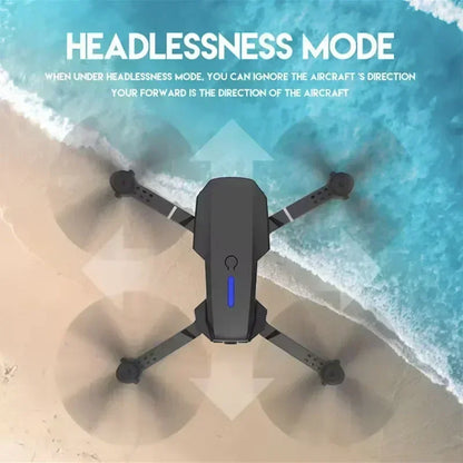 E88 Pro Foldable Drone – 4K/1080P HD Camera, WiFi FPV, RC Helicopter Toy Gift