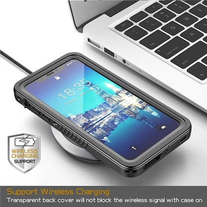 FS IP68 Waterproof Case – Clear Diving Phone Cover for iPhone 7 to 16 Series