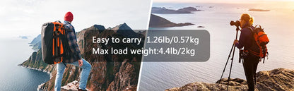 103cm Lightweight Tripod for Phone & Camera – Portable with Bluetooth Control & Desktop Stand