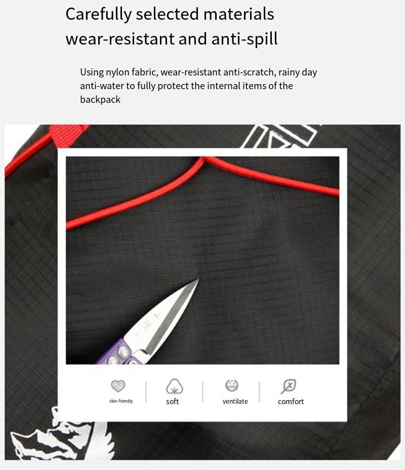 Lightweight Waterproof Folding Backpack – Outdoor Travel, Hiking & Camping Bag