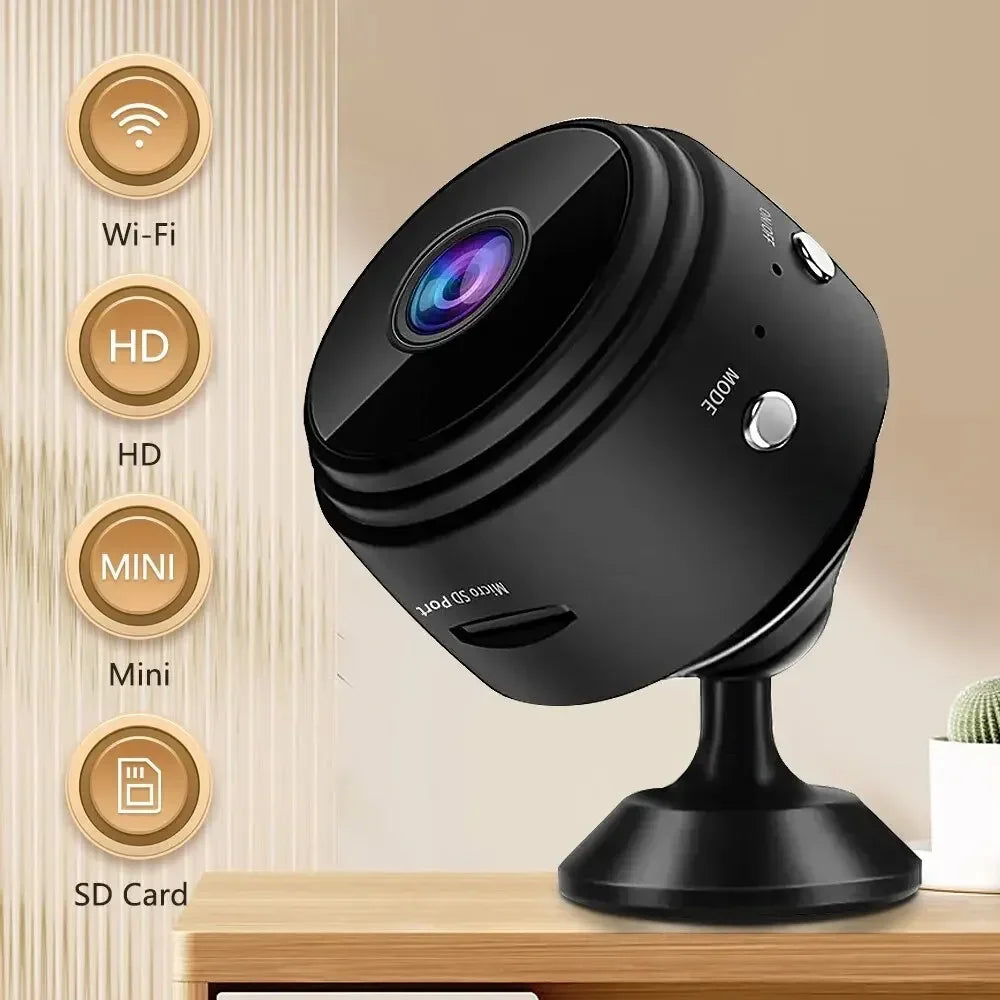 A9 2MP Mini WiFi Camera – Wireless Security Cam with Remote Monitoring for Smart Home