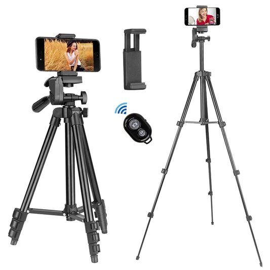 103cm Lightweight Tripod for Phone & Camera – Portable with Bluetooth Control & Desktop Stand