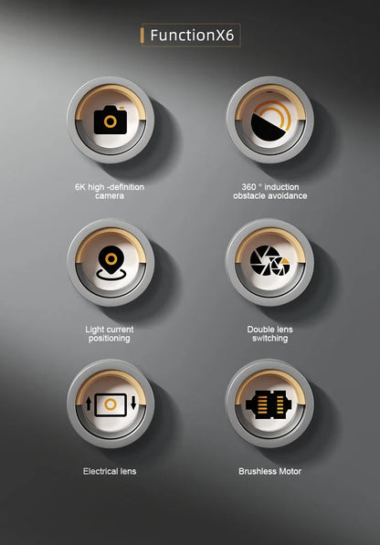 S2S Mini Drone 4K/8K – Foldable RC Quadcopter with Obstacle Avoidance & HD Camera