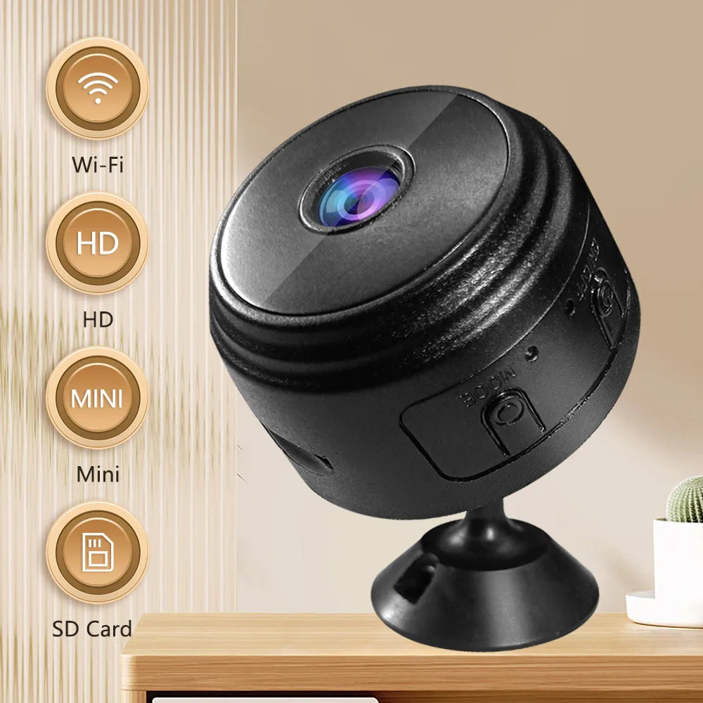 A9 2MP Mini WiFi Camera – Wireless Security Cam with Remote Monitoring for Smart Home